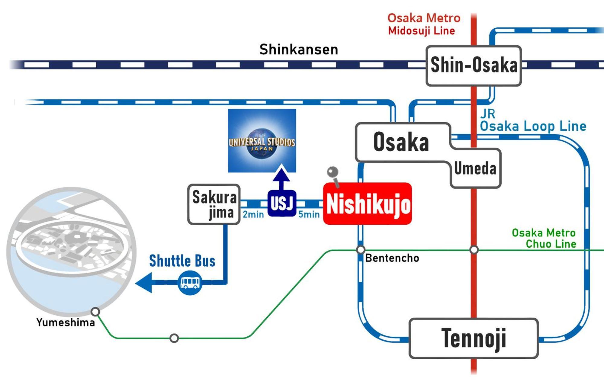 （日本中から大阪いらっしゃい２０２２）usjまで2駅 懐かしファミコンでスーパーマリオと過ごすお部屋 In Sakura アパート 大阪市